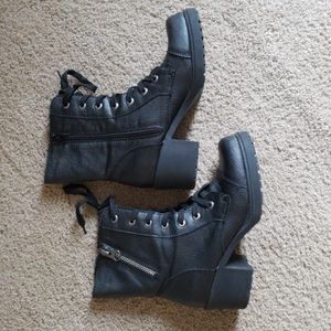 Corah Heeled Combat Boot